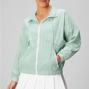 Fabletics Nylon Track Jacket with hood